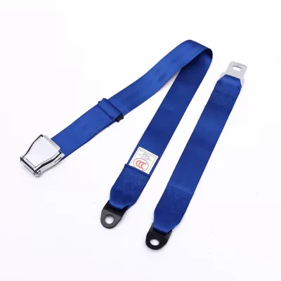 Belt Seat Connection Line – Car seat belt - 45-steel-aircraft-two-point-safety-belt-blue-45-steel-aircraft-safety-belt