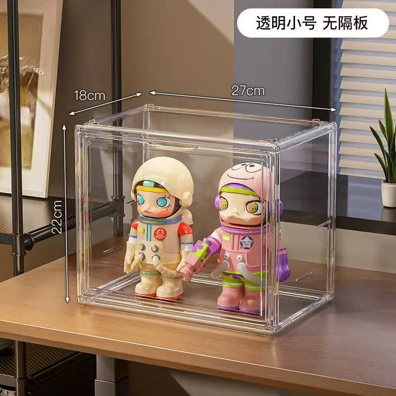 ブラインドボックス収納ディスプレイボックスバブルマートアクリルボックスモデルフィギュアボックスビルディングブロック人形透明ボックスキャビネット壁|undefined
