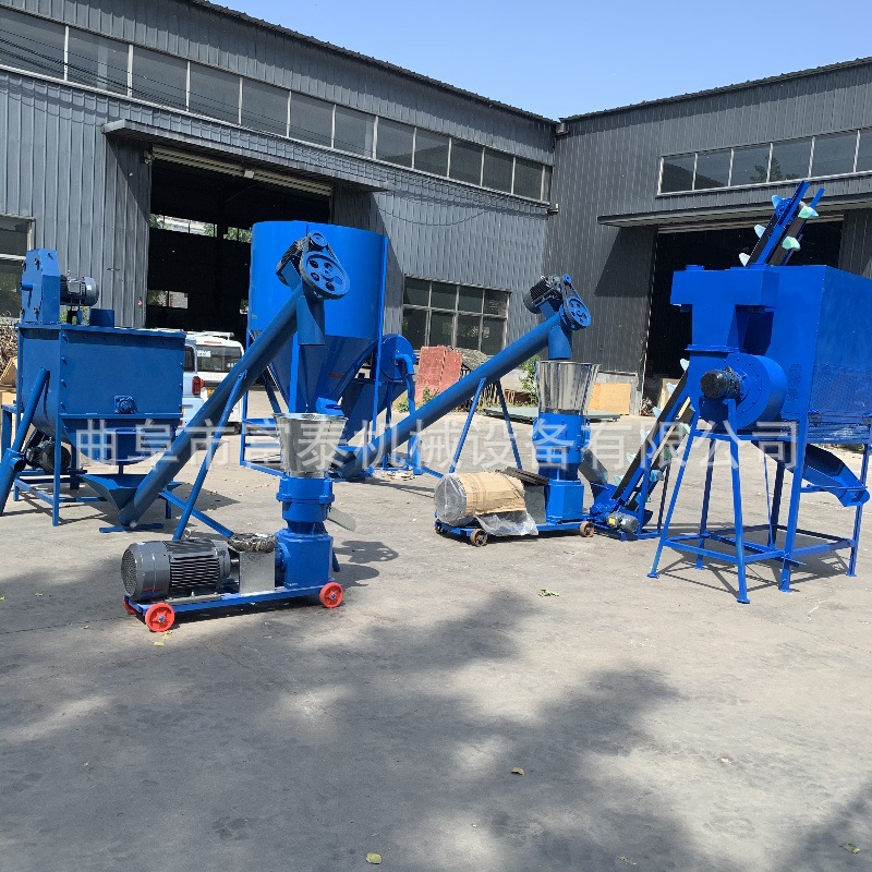 中小型鸡鸭鹅饲料颗粒机 畜禽养殖玉米豆粕平模制粒机 草粉颗粒机