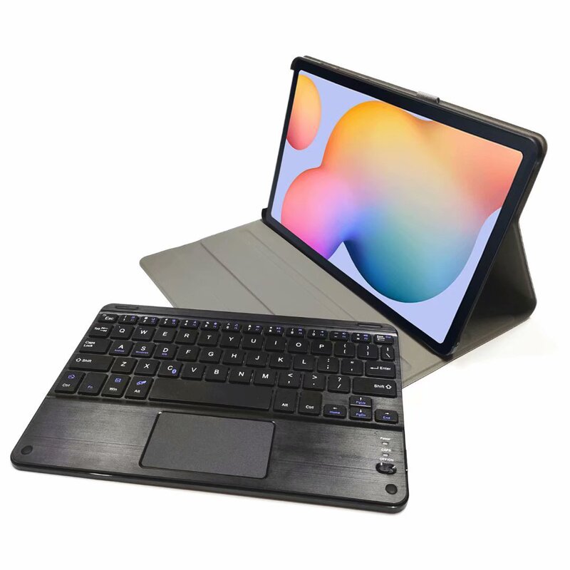 Suitable for Samsung T500 touch Bluetooth keyboard shell T970 split keyboard leather case T307 tablet pen slot protective case