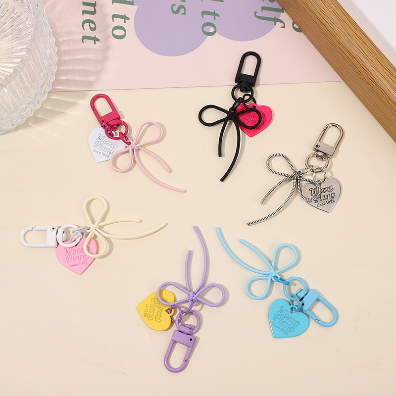 Neu Ins Stil Exquisite Runaway Prinzessin Band Bogen Keychain Student Rucksack_voghion.com