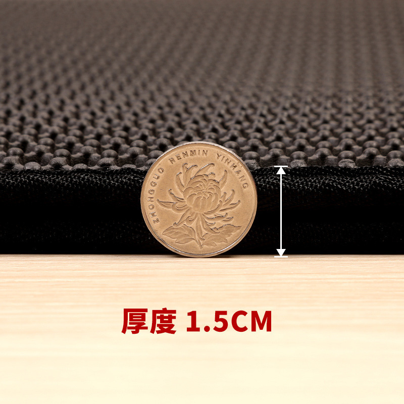 Estera de arena para gatos antisalpicaduras de doble capa para gatos cuenca de la arena estera del inodoro estera de arena extra grande pies de frotación estera del gato