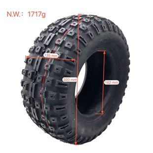 Tuovt14X 5-6.5inch Off-Road Tire Two-Wheel Scooter Scooter Kart Front Tire