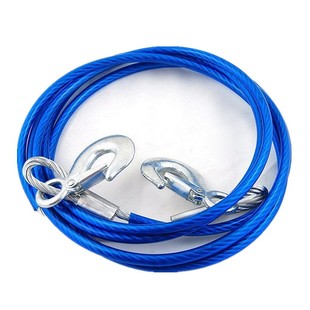 Factory Direct Sale Steel Wire Tow Rope Safety Rope Traction Rope Steel Wire Rope Rigging Winch Hook for Pulling and Lifting Vehicles