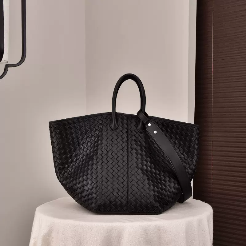 慵懒风编织托特包包女士2026新款松弛感大容量单肩女包通勤手提包
