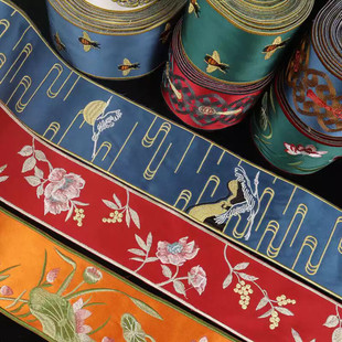 Embroidered Curtains, Lace, Cushions, Pillows, Spliced ​​Han Dynasty Cuffs, Xiapei Skirt, Decorative Webbing Accessories, Wholesale Belts