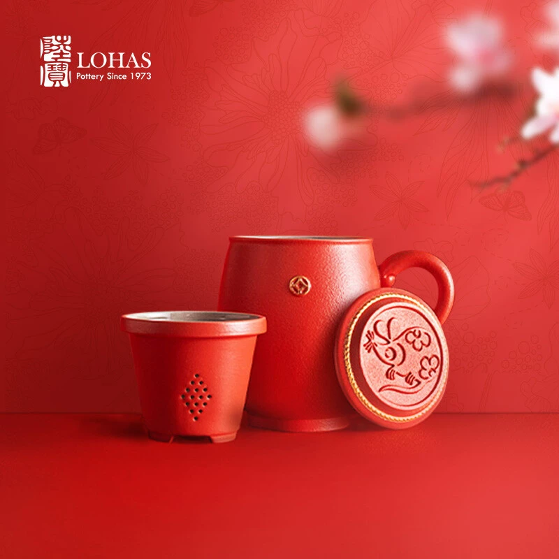 Чайная чашка с крышкой (LOHAS) Тайваньская керамика Lubao, на каждый год