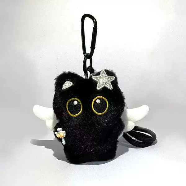 Magic Wand Black Cat + Black Rope