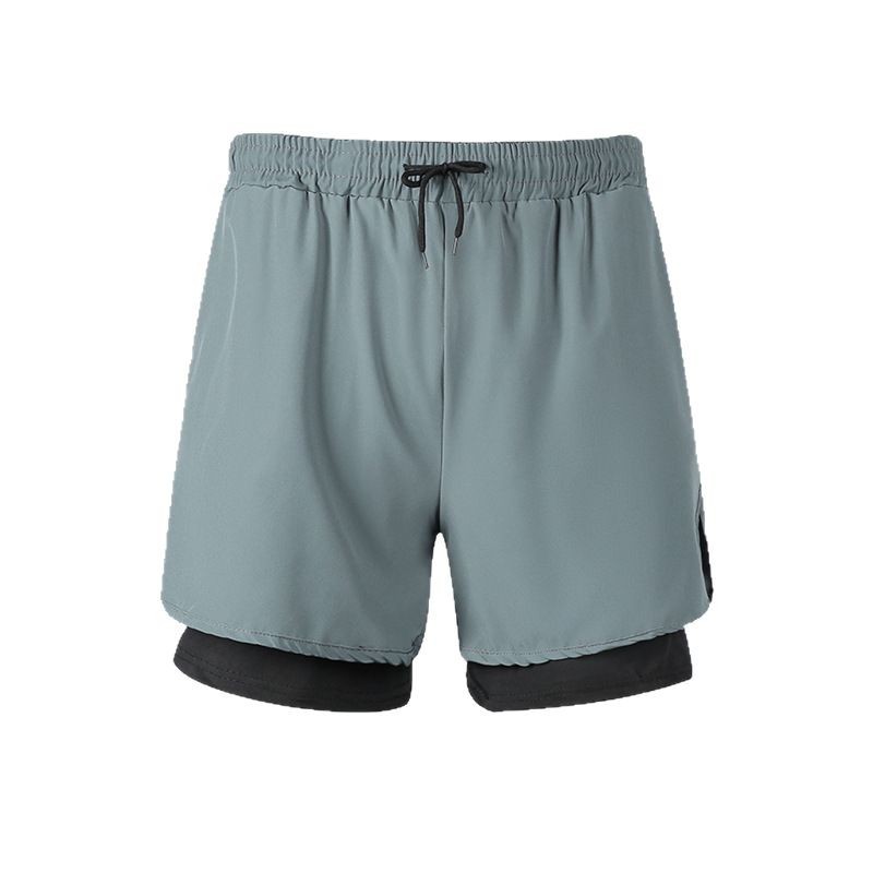 2024 verano nuevos pantalones cortos para correr revestimiento deportivo rápido seco transpirable anti-stroller correr acondicionamiento ocio alta elástica