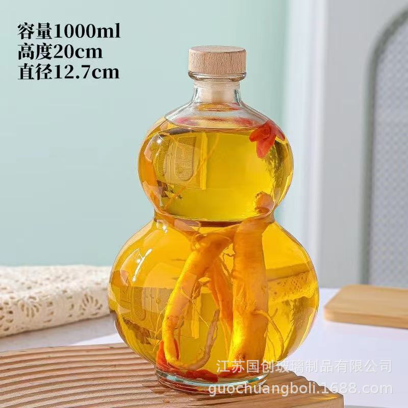 1000ml 박병(나무 뚜껑 포함);'