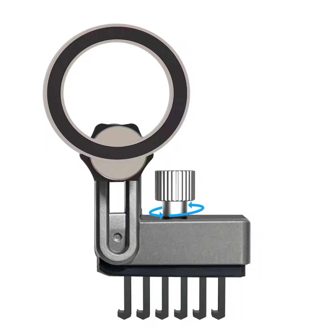 Aleación de aluminio coche MagSafe soporte de succión magnética panel de instrumentos salida de aire del coche soporte de teléfono móvil de navegación fija