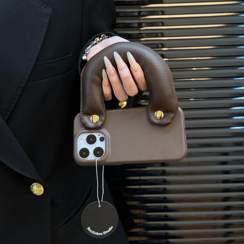 Temperament-Filled Cotton Wrist Strap Suitable for Apple Promax Mobile Phone Case Iphonepromax New Pro Anti-Fall Female