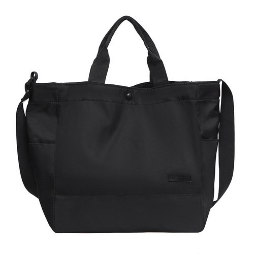 New nylon crossbody women's bag large capacity soft girl shopping portable tote mommy bag student tutoring shoulder bag