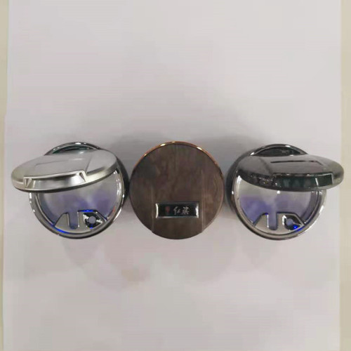 Car Ashtray Ceramic Creative Trendy LED Light with Lid Multi-functional Car Exclusive High-end Ashtray 