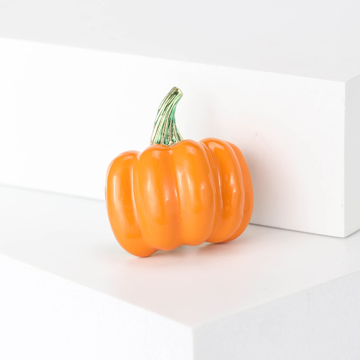 Fashionable and Versatile Enamel Halloween Pumpkin Brooch, Suit and Coat Accessory, Direct from the Manufacturer