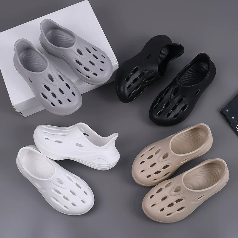 Ступать на фекалии eva обувь с толстым дном для мужчин летом носить нескользкие и не вонючие ноги на открытом воздухе Спортивные пляжные тапочки