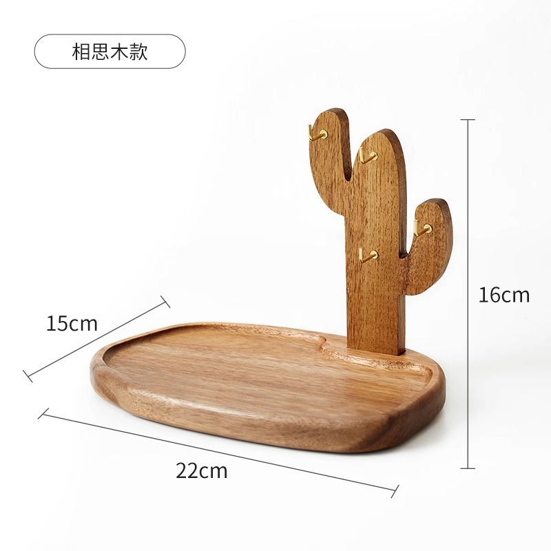 木製玄関ドアキー収納ラックオフィスデスク雑貨収納ラック無垢材家庭用品収納ラック|undefined