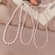Necklace Women's Fever Same Style Shijia Pearl Clavicle Chain New Style Temperament Fashion Personality Japanese and Korean Style French Style Necklace