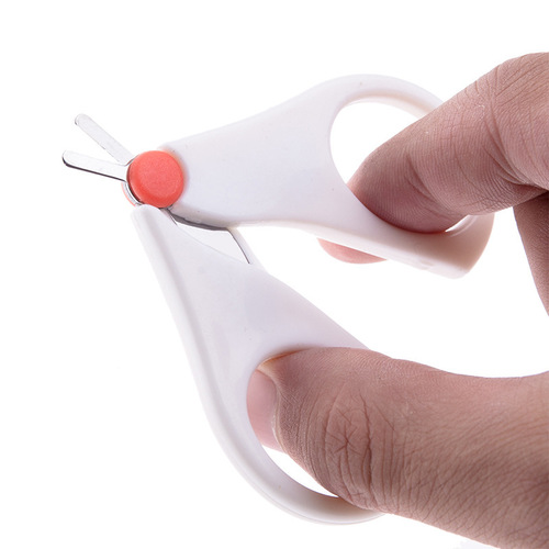 Dora Dora Baby Scissors, Baby Nail Clips, Newborn Nail Trimmer, Baby Nail Nippers, Rounded Tip Anti-Muscle Clipping Scissors