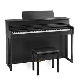 罗兰（Roland）电钢琴HP704 立式电钢琴88键重锤数码钢琴 HP704-C
