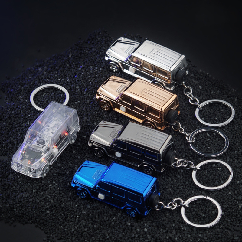 Card P61 electroplating car pendant lighting charging tungsten LED lighter lettering key chain manufacturers wholesale Card P61 electroplating car pendant lighting charging tungsten LED lighter lettering key chain manufacturers wholesale