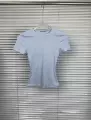 Light Blue [Ribbed Short Sleeve] **Tall