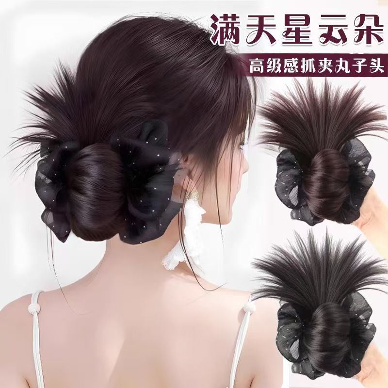 Wig Claw Clip for Baby's Breath, Special Styling Headwear, Naturally Fluffy Back of the Head Artifact, Feather Wig, Ball Head