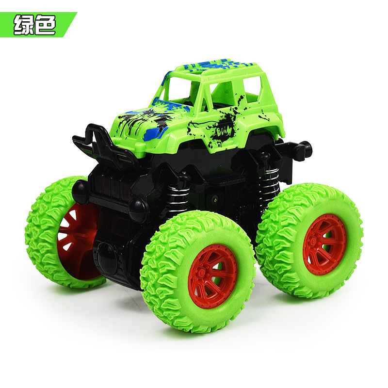Vehículo todoterreno con tracción en las cuatro ruedas transfronterizo coche de juguete para niños doble inercia simulación de rotación de 360 grados Stunt car Stunt venta al por mayor