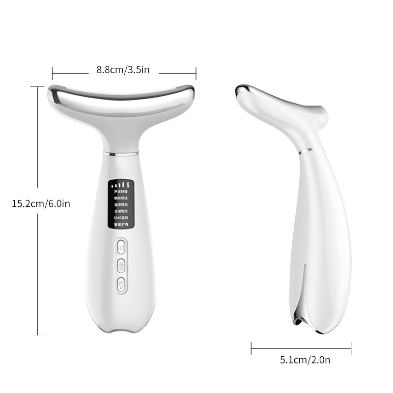 M10 新製品クロスボーダー美顔器首のラインを軽減し、ほうれい線ケア美容器 EMS マッサージャー振動肌若返り器具|undefined