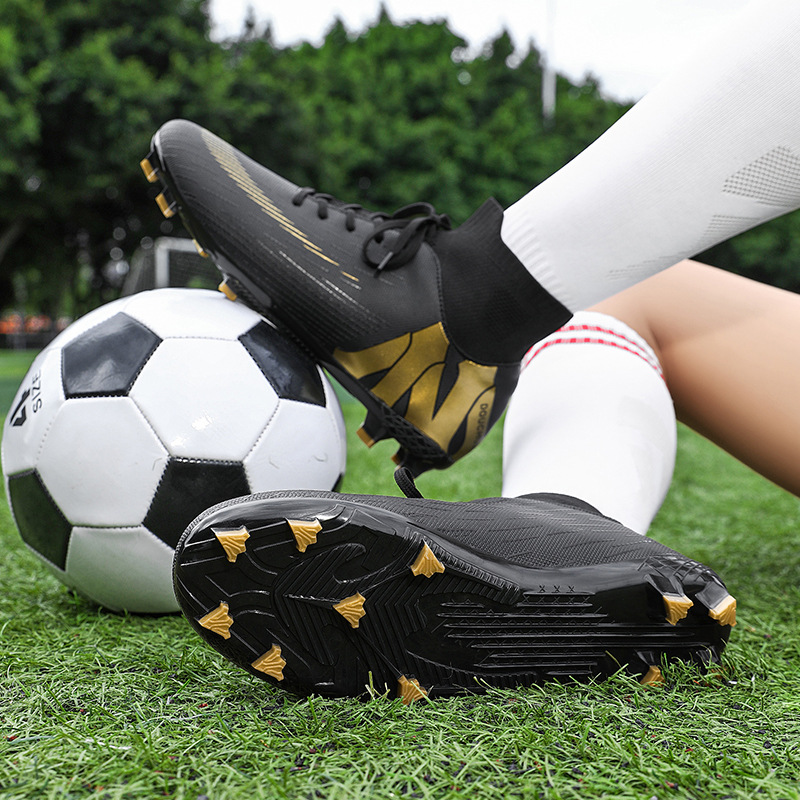 Zapatos de fútbol de edad media y alta, zapatos de entrenamiento de fútbol de niños y niñas, zapatos de fútbol de competición de hombres, zapatos de fútbol transfronterizos