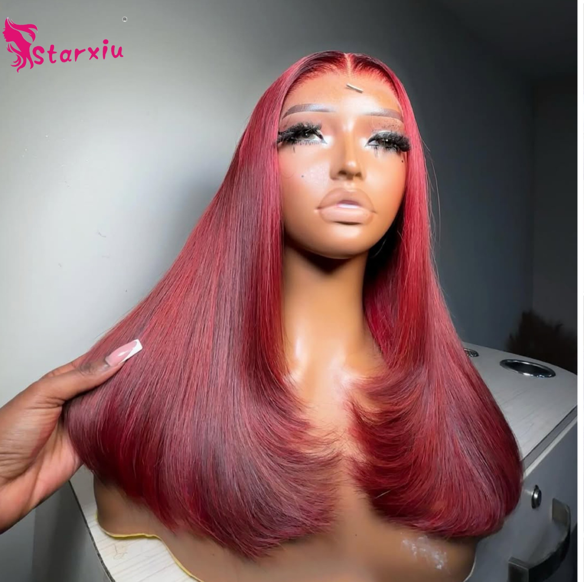 DD Vietnam Hair Bone straight human hair wig Ex encaje Xuchang