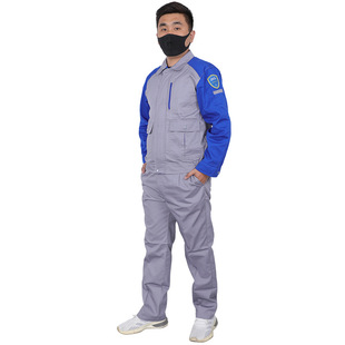 Junyu JY-W101 anti-static overalls polyester-cotton wear-resistant non-Pilling factory clothing fashion tooling spring and autumn uniform