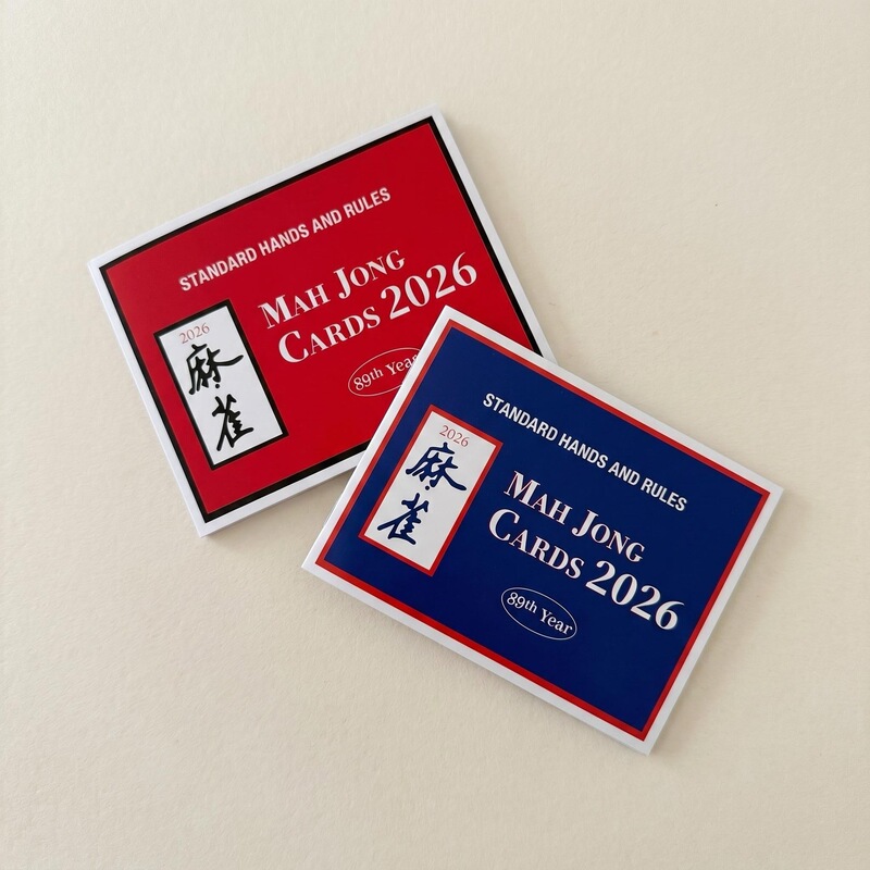 Cross-Border 2026 Mahjong Cards American Mahjong Instruction Manual Scoring Rules Cards Amazon Bestseller