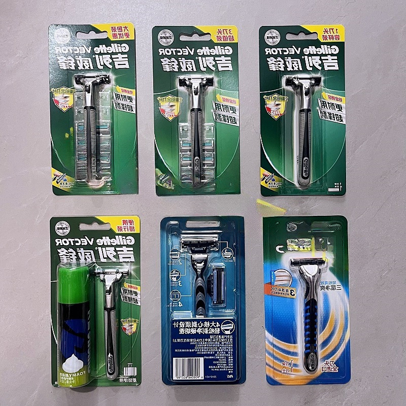 Weifeng Knife Holder 1 Blade 2/3/5/6 Blade Rotating Double-Layer Sharp Shaving Manual Double-Sided Old-Fashioned Blade