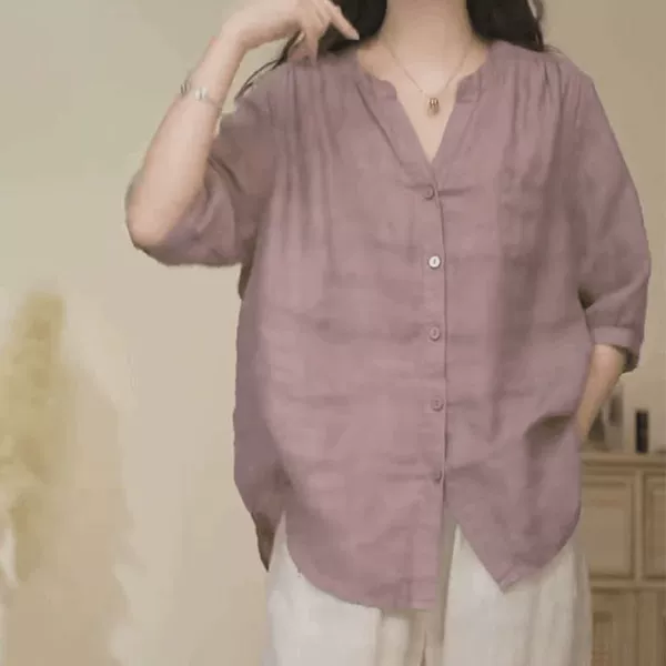 Pink and purple [this year’s popular style/design is niche and non-contrasting/hot girl/chic, sweet and spicy/fairy/slimming, covering belly and flesh/slimming/hiding flesh/versatile/small person