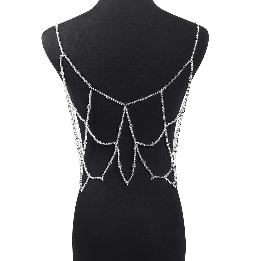 Fashion Grid Resin Beaded Necklace