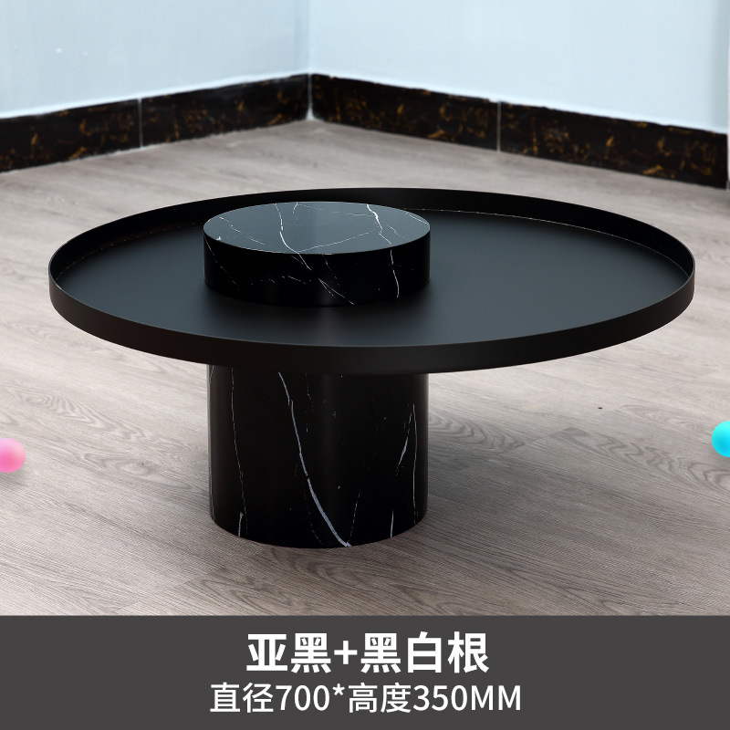 직경 700 무광택 검정색 플레이트 + 흑백 루트