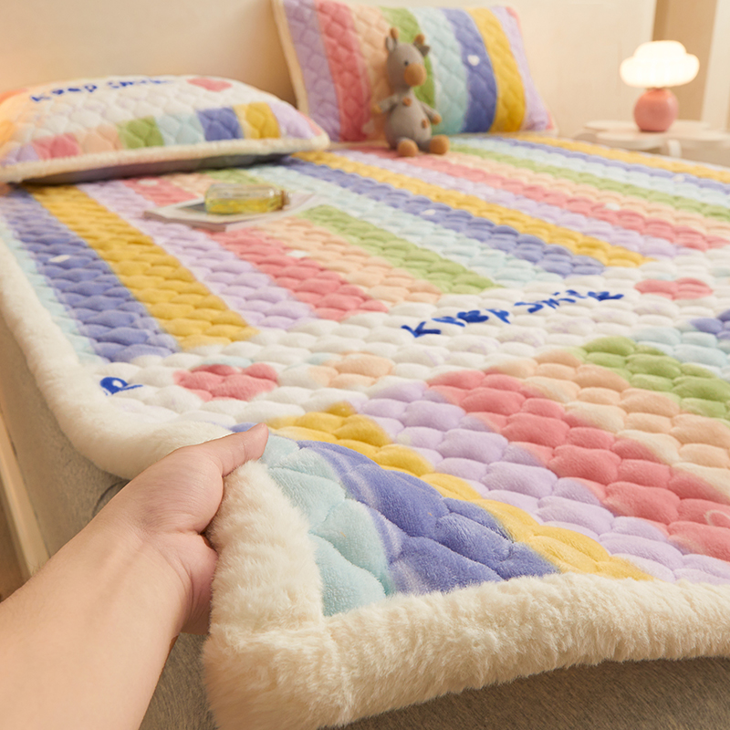 무지개 복숭아 가스 [품질 검사✅클래스 A 농축 우유 벨벳⭐정전기 방지⭐빨⭐탈모 없음]