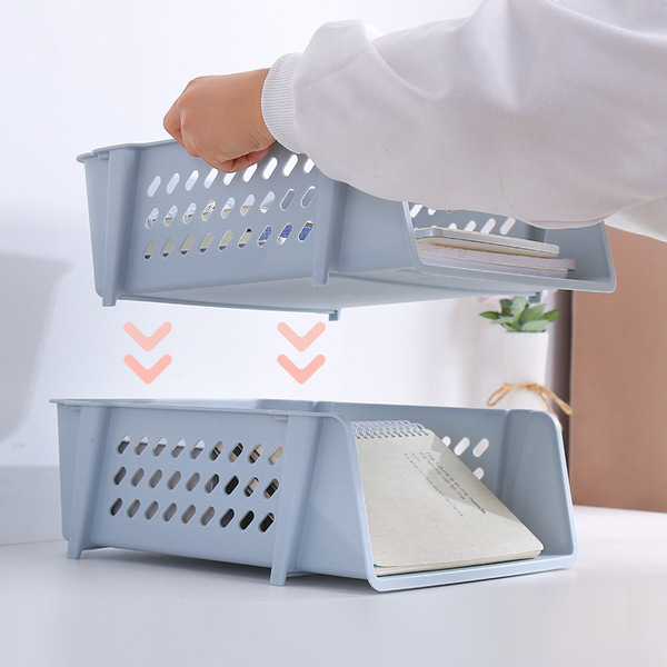 Plastic desktop finishing shelves Multifunctional student dormitory…