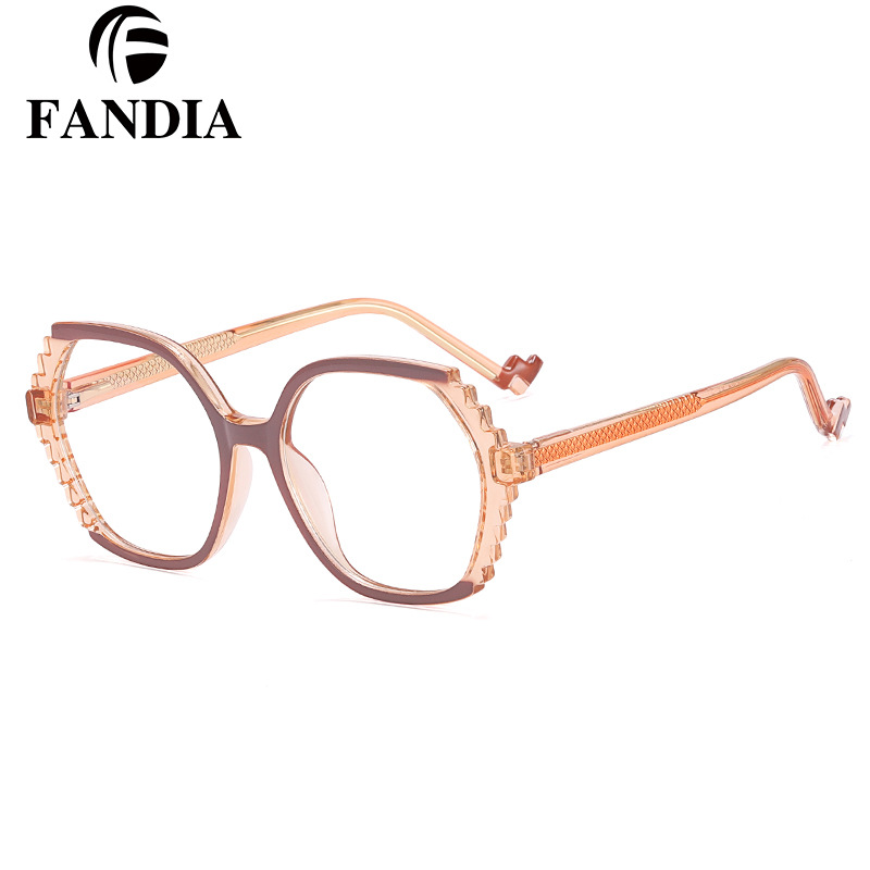 82097 nuevo comercio exterior transfronterizo europeo y americano marco grande TR marco CP insertar gafas de luz anti-azul se puede equipar con gafas de miopía para las mujeres