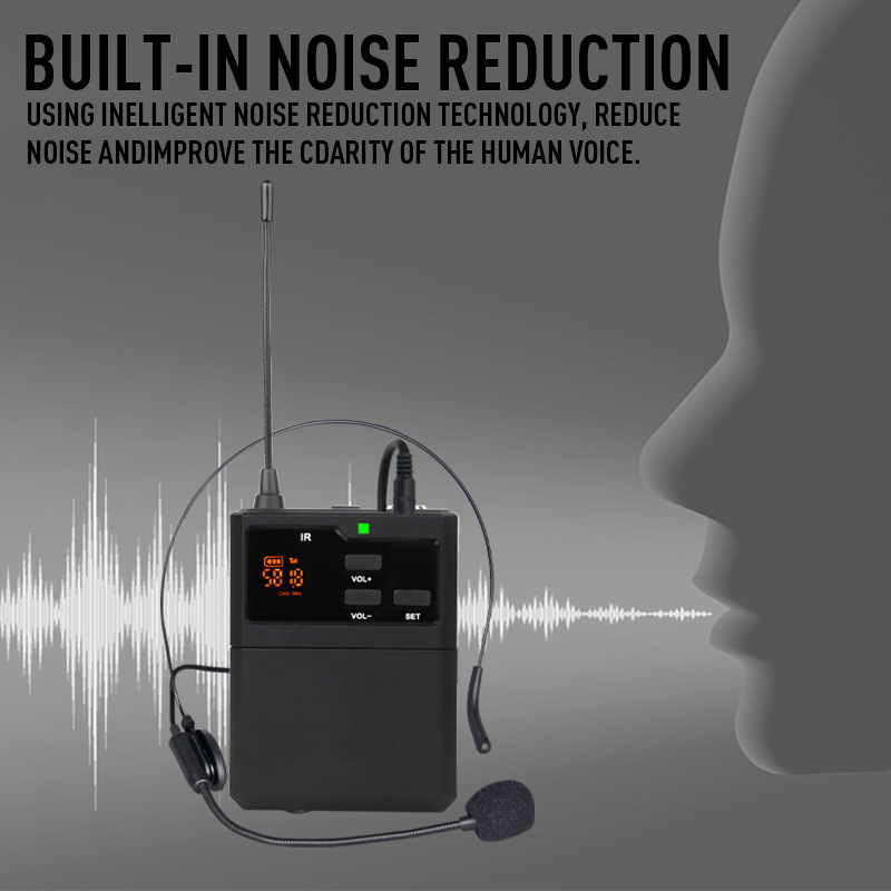 Professional Wireless Lavalier Microphone For Outdoor Performance_voghion.com