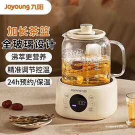 九.阳12WY01R沸萃养生壶全玻璃0胶水恒温壶保温壶电热水壶煮茶器