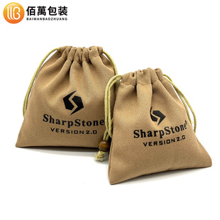 Drawstring twill cotton bunt pocket perfume storage bag cosmetic bag straw bag toy bag advertising bag wholesale
