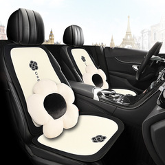 New car seat cushion Internet celebrity Camellia Goddess model four-season universal car interior rear cushion anti-slip single-piece seat cushion