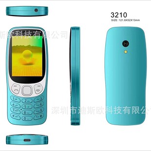 Cross-border foreign trade new 3210 low-end mobile phone straight button elderly mobile phone 3 310 105 106 foreign mobile phone