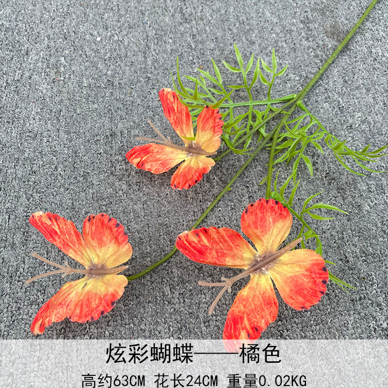 화려한 나비 오렌지