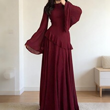 C 40423 Pure Style Round Neck Dress ����������ȹ �羳ŷ����