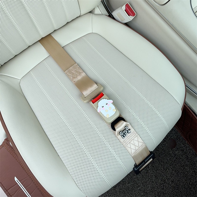 Pregnant Women Car, Katong Car seat belt - three-point-anti-strangling-seatbelt-beige-goat