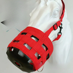 Horse Harness and Equestrian Supplies, Horse Mouthpiece, Anti-Biting Soft Rubber, Anti-Cracking Horse Mouthpiece, Horse Mouth Cage, Anti-Grass Eating