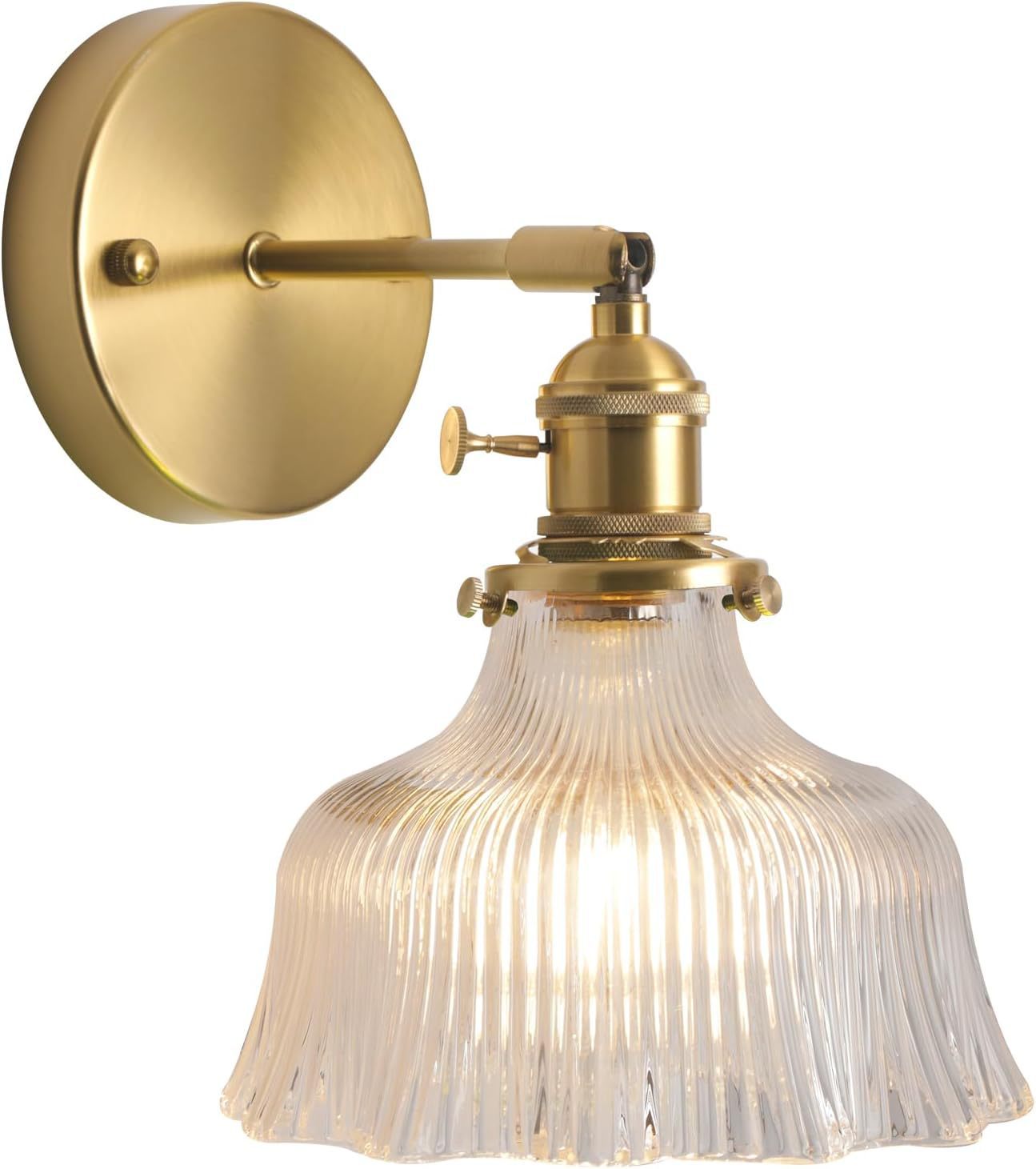 Espejo de baño escandinavo inodoro de vidrio pasillo lámparas retro transfronterizas japonesas cabezal de cama sanitario faro pared de baño